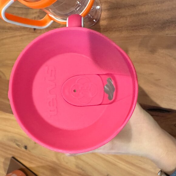 last chance - pair of 24oz Tervis tumbler orange and pink - Picture 2 of 5